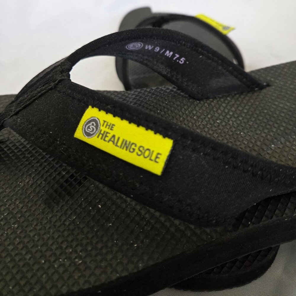 Shoes W9 Black Orthotic Flip Flop